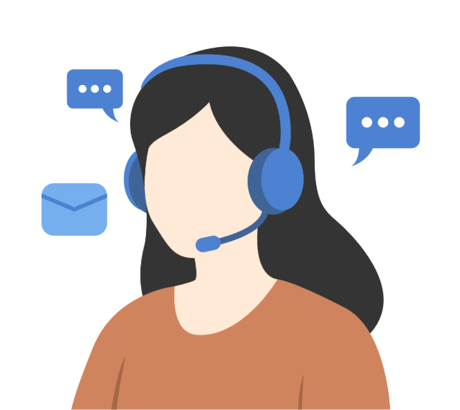 Women customer service agent